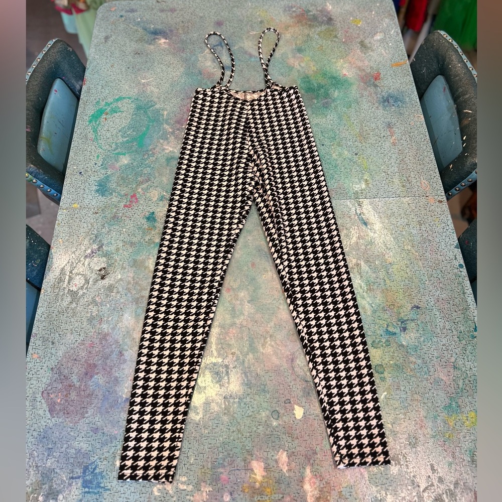 Houndstooth Legging Overal